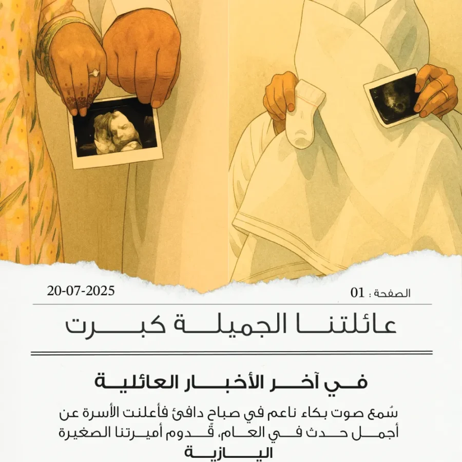 جريدة اعلان قدوم مولود